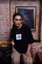 Haroof Tee – Black / حروف