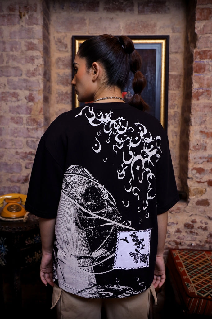 Haroof Tee – Black / حروف
