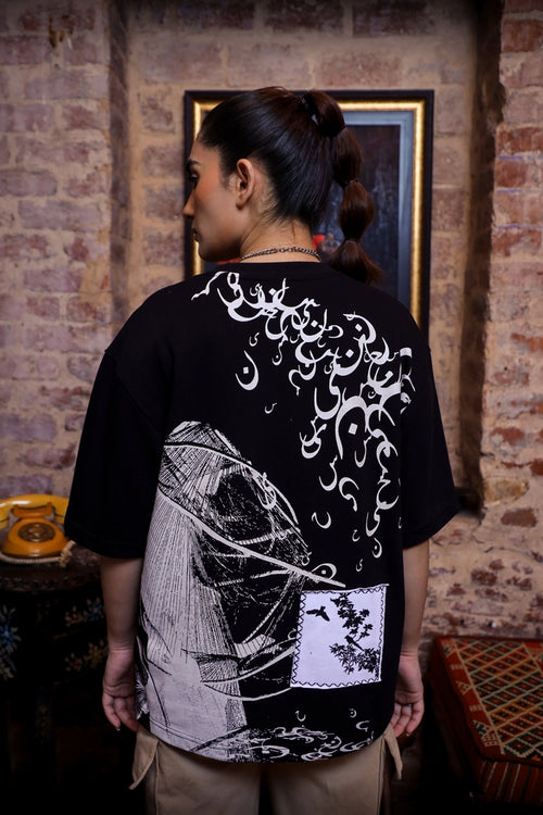 Haroof Tee – Black / حروف