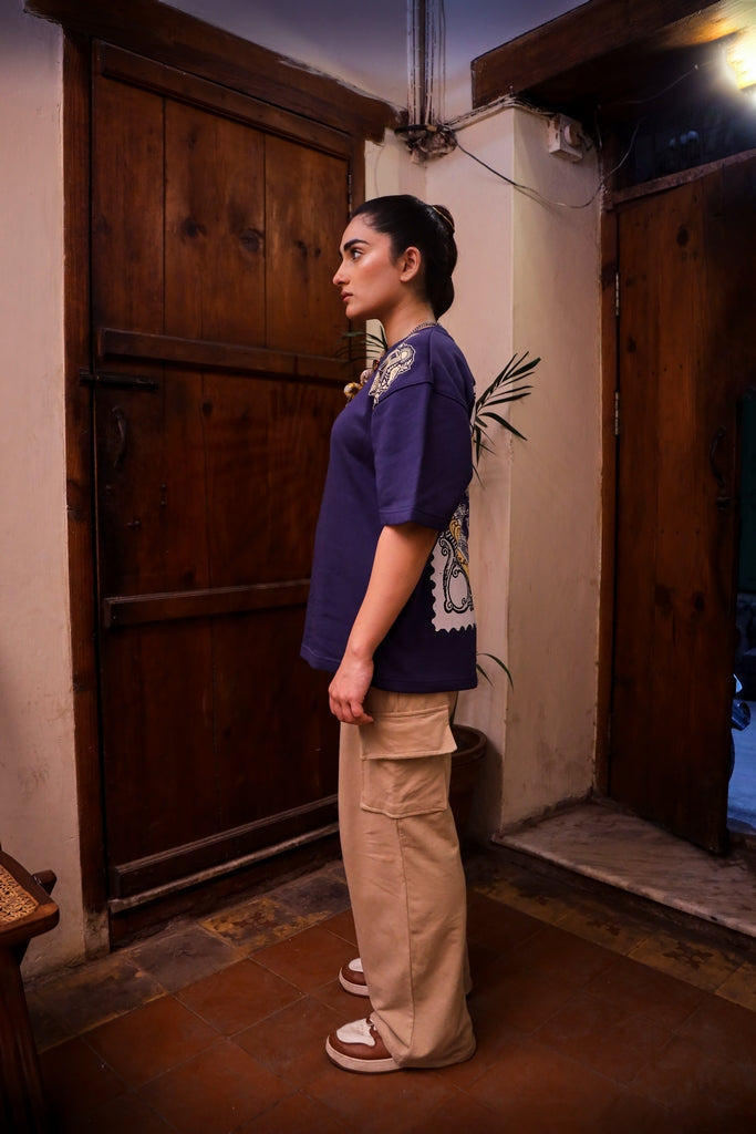 Muyassar Tee - blue / میسر