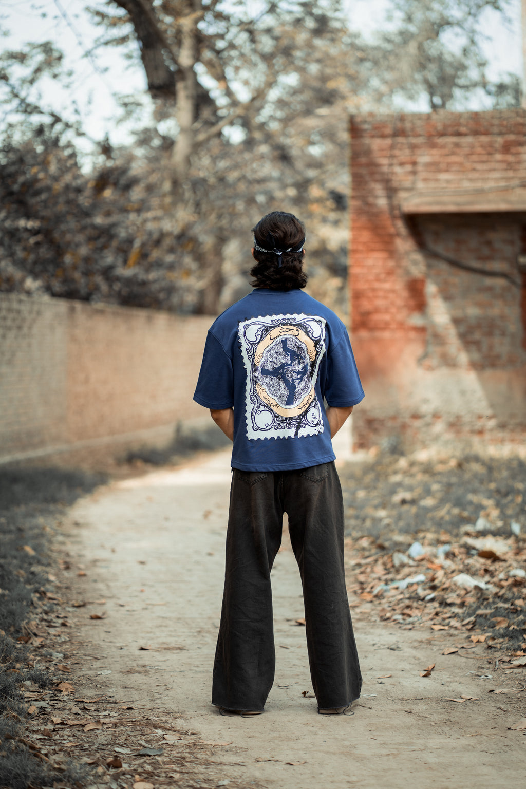 Muyassar Tee - blue / میسر