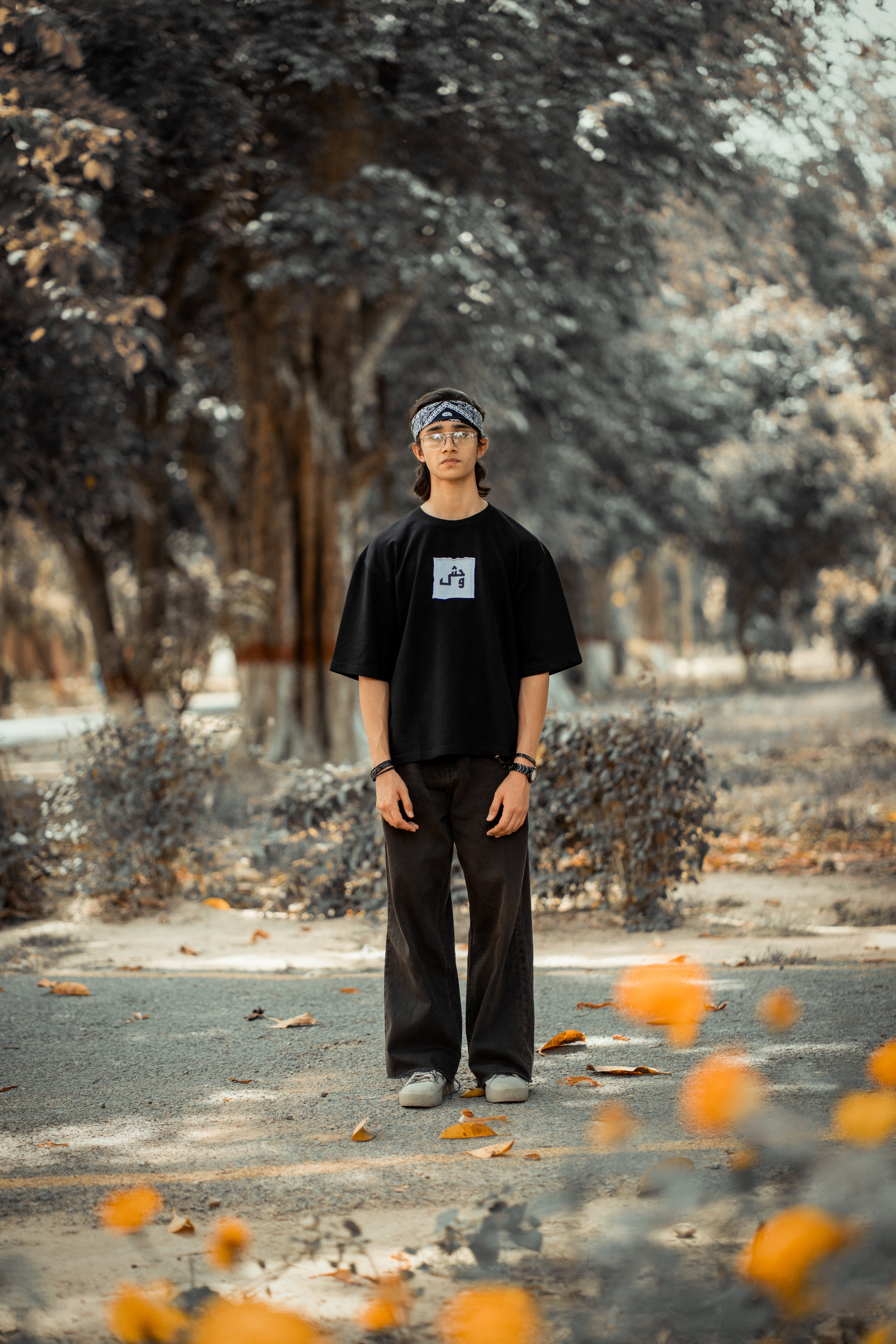 Haroof Tee – Black / حروف