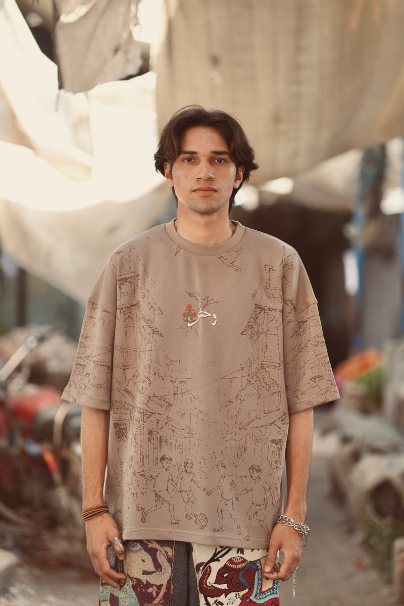Talash 2.0 Tee – Beige | تلاش