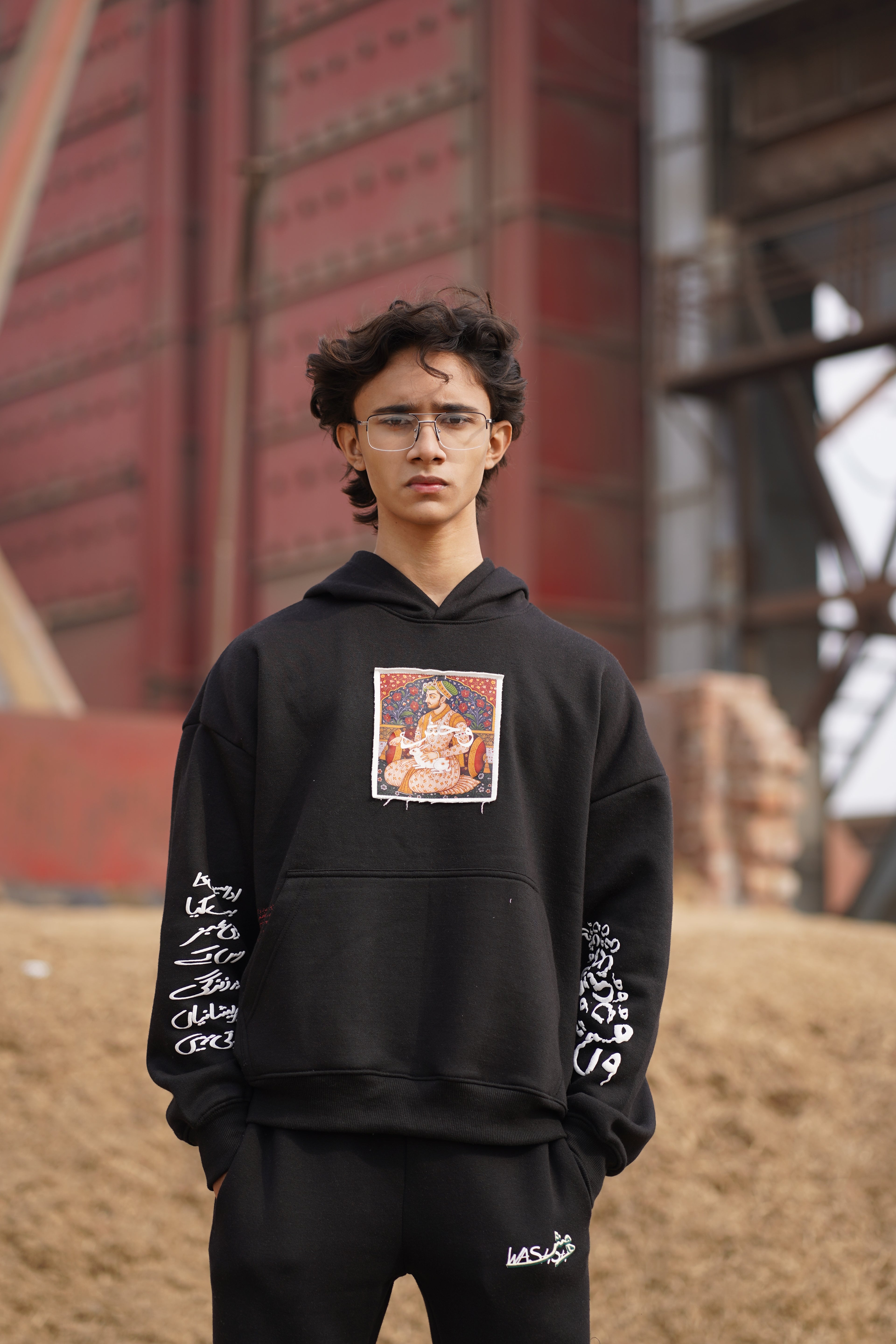 Shah Jahan Hoodie – Black | شاہ جہاں