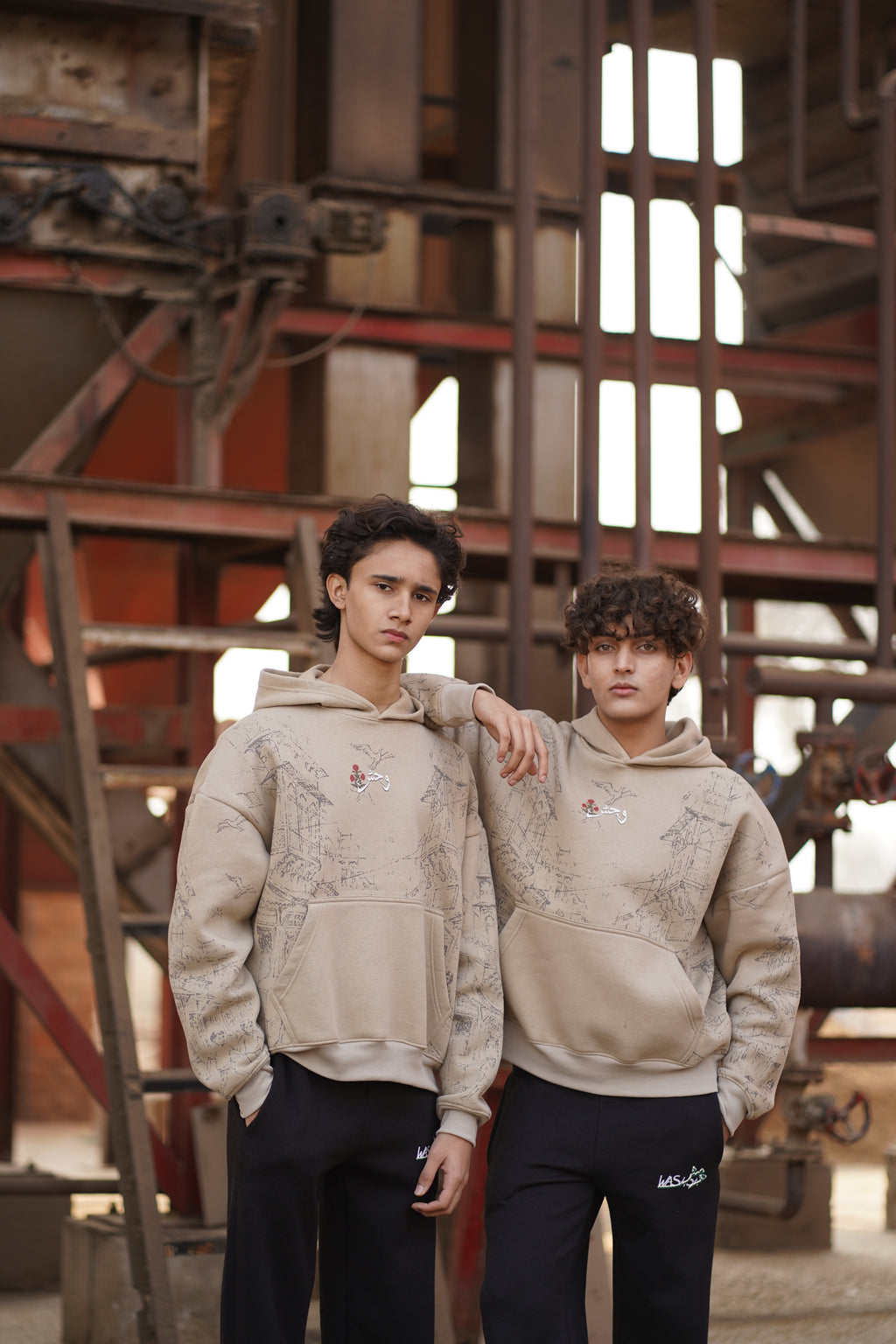 Talash Hoodie – Beige | تلاش