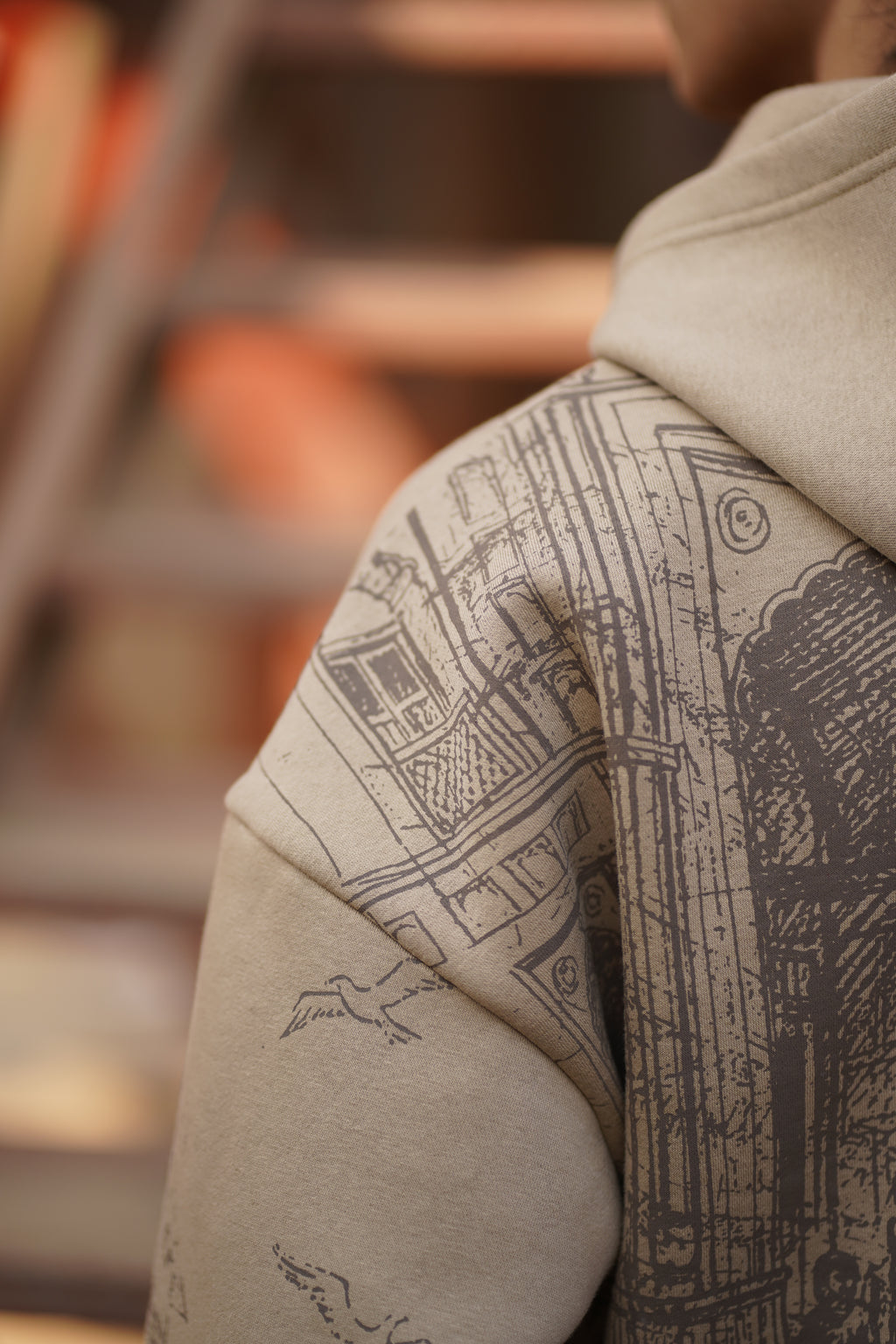 Talash Hoodie – Beige | تلاش